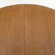 Table ronde extensible en teck scandinave vintage 1960