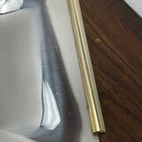 Silver and gold metal serving tray