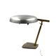 Oscar Torlasco, lampe de bureau en laiton, Prod. Lumi, vers 1960