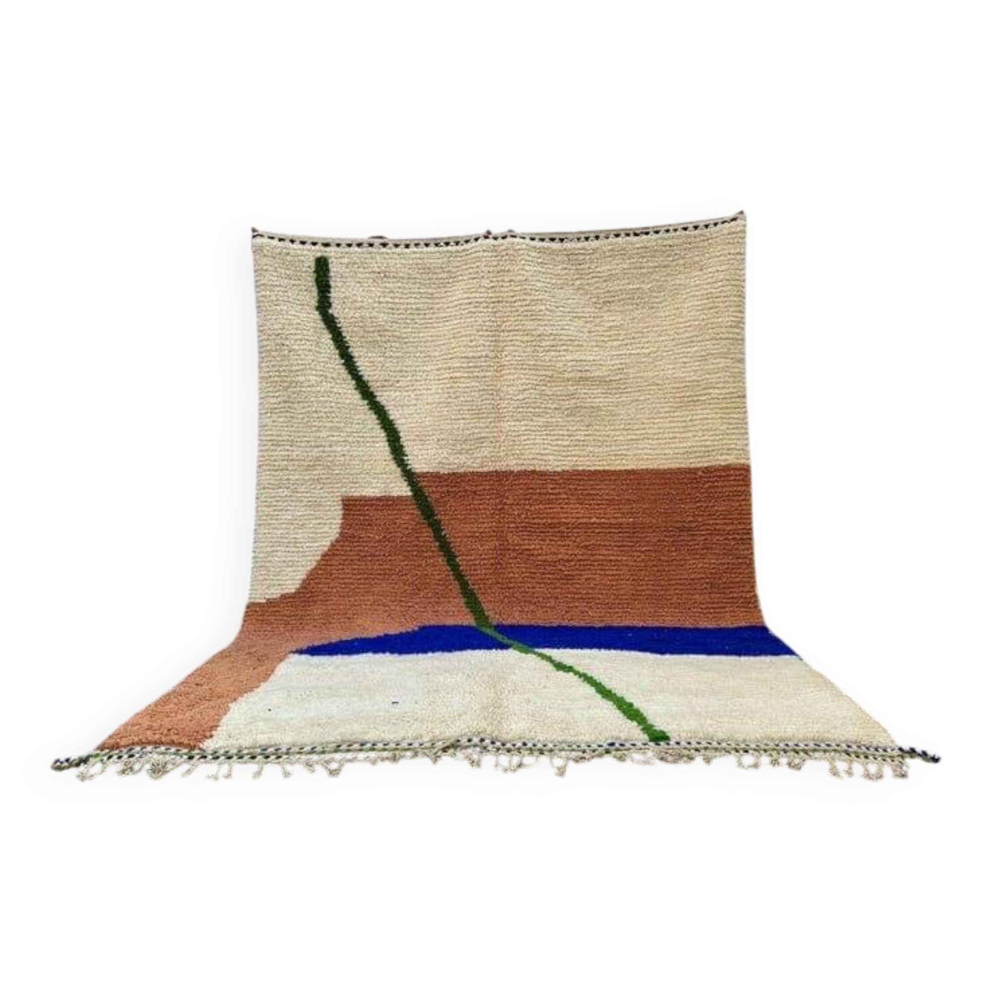 Colorful handmade Berber rug size 150 x 250 cm