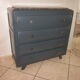 Vintage dresser with compass feet