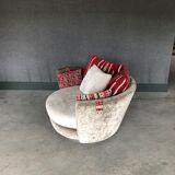 Fauteuil tournant "mynest" de marque Fama