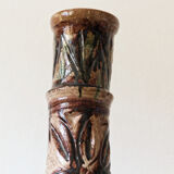 Gourd vase in high relief