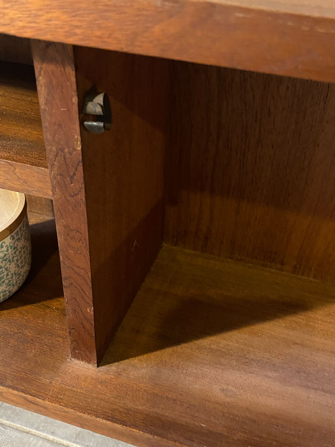 Vintage wooden row