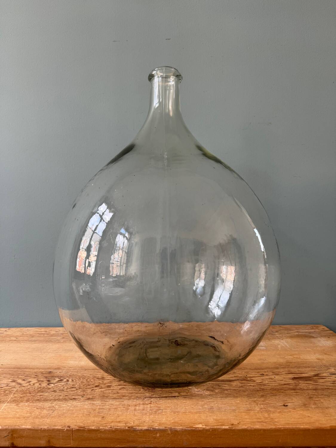 Old transparent Dame Jeanne 30L