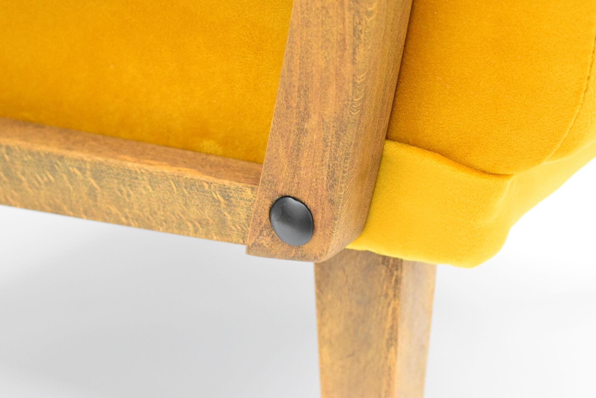 Fauteuil vintage jaune, Allemagne, années 1960