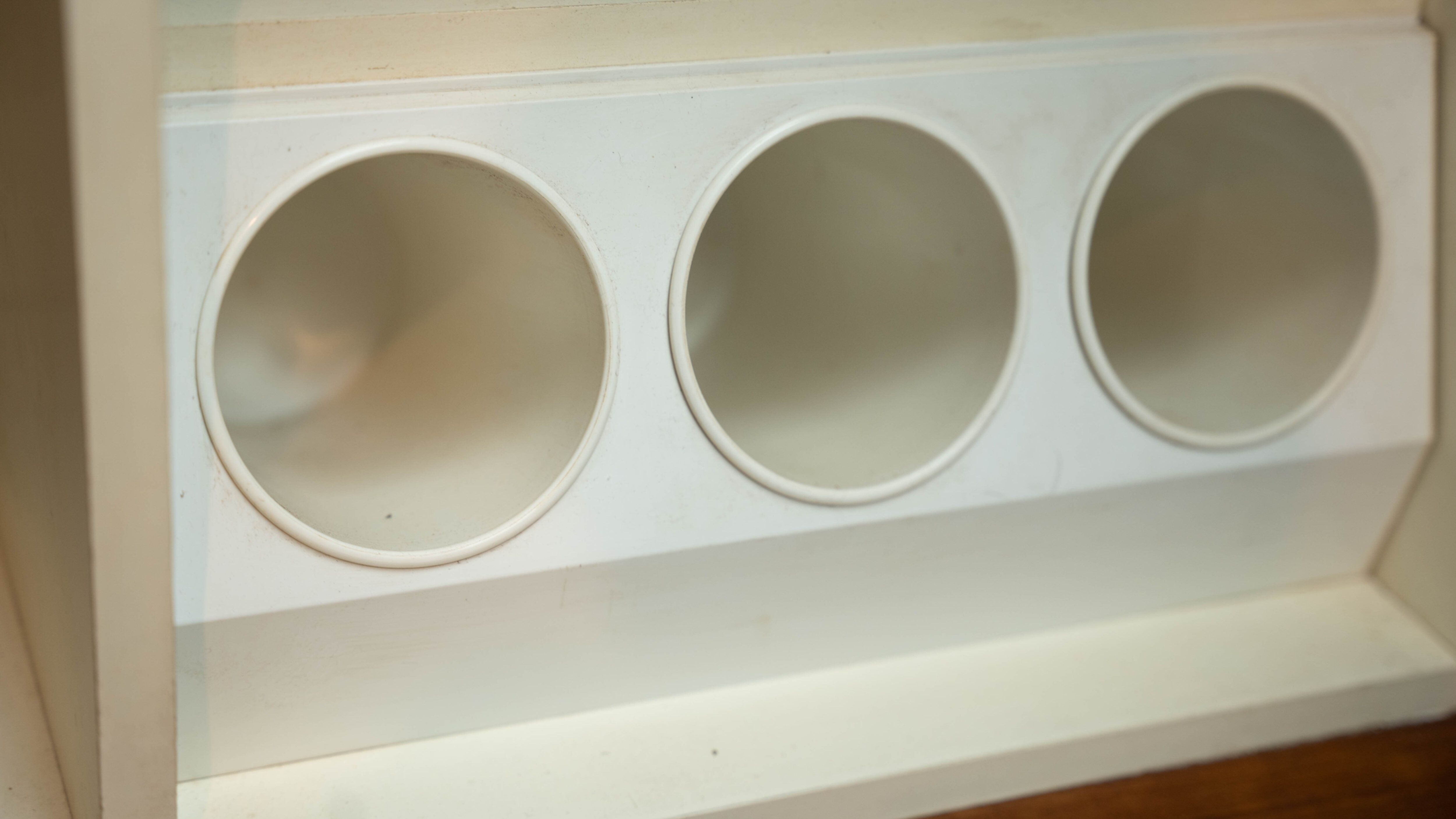 1970's brutalist bar cabinet