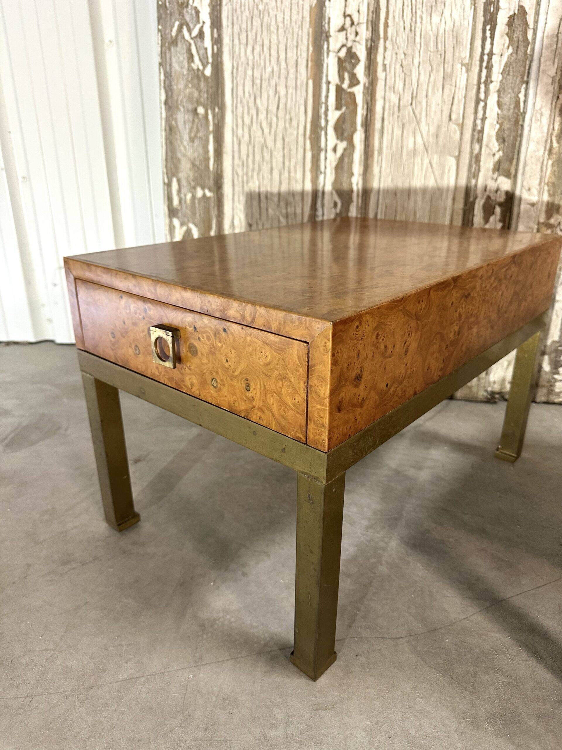 Pair of bedside tables serving as end tables by Guy Lefèvre for Maison JANSEN 1970s