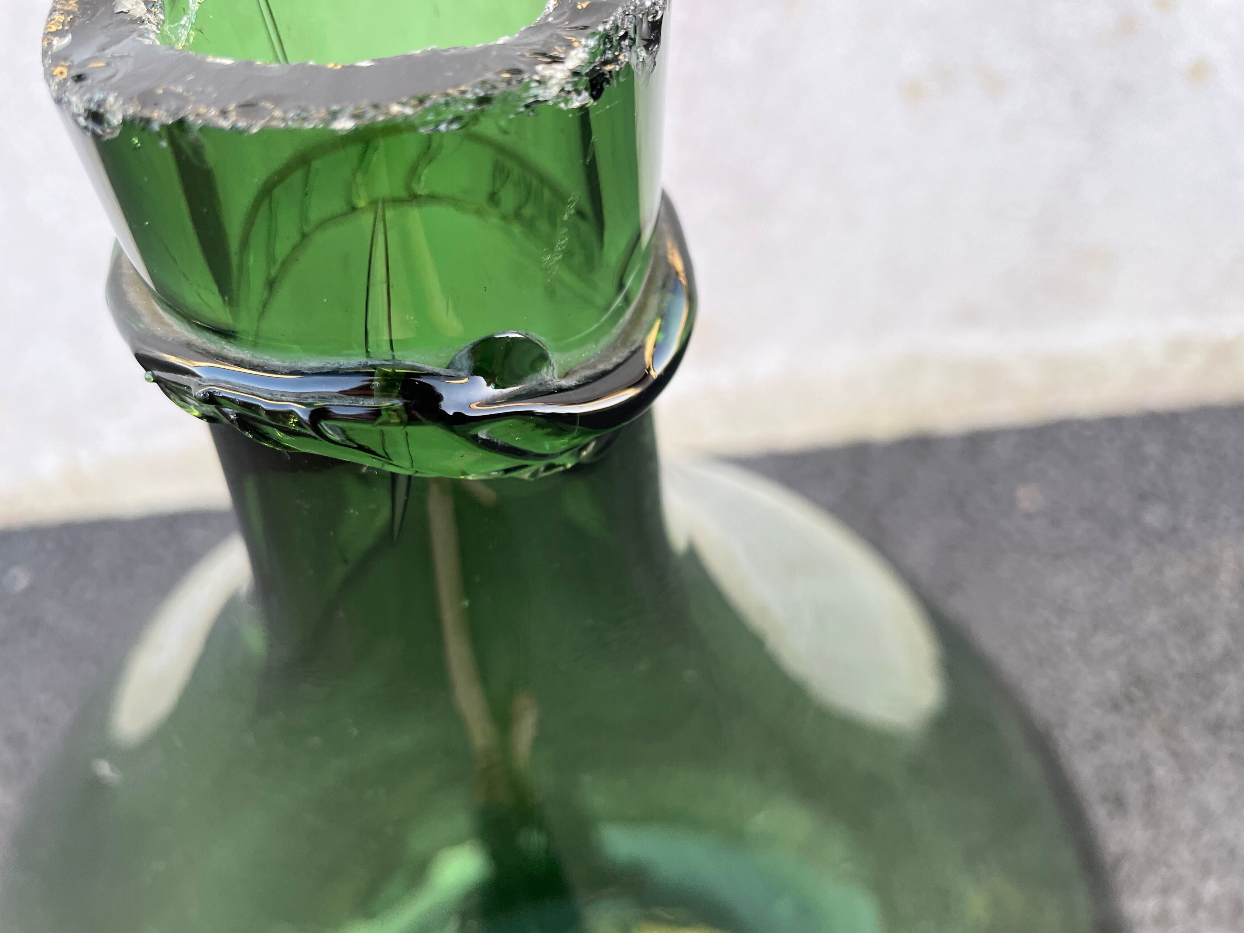 Demijohn blown green 25L