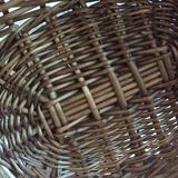 Old rattan basket - vintage
