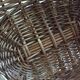 Old rattan basket - vintage