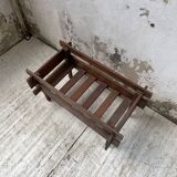 Small modernist oak planter from the 1950s