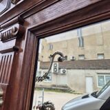 Cloakroom Napoleon III coat rack 19th in solid oak