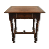 Old wooden side table