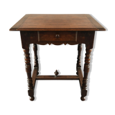 Table d’appoint en bois ancienne