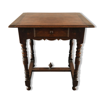 Old wooden side table
