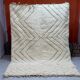 Tapis marocain berbère blanc décoré 200cmx300cm