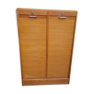 Double curtain binder