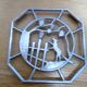 Dessous de plat art déco en aluminium
