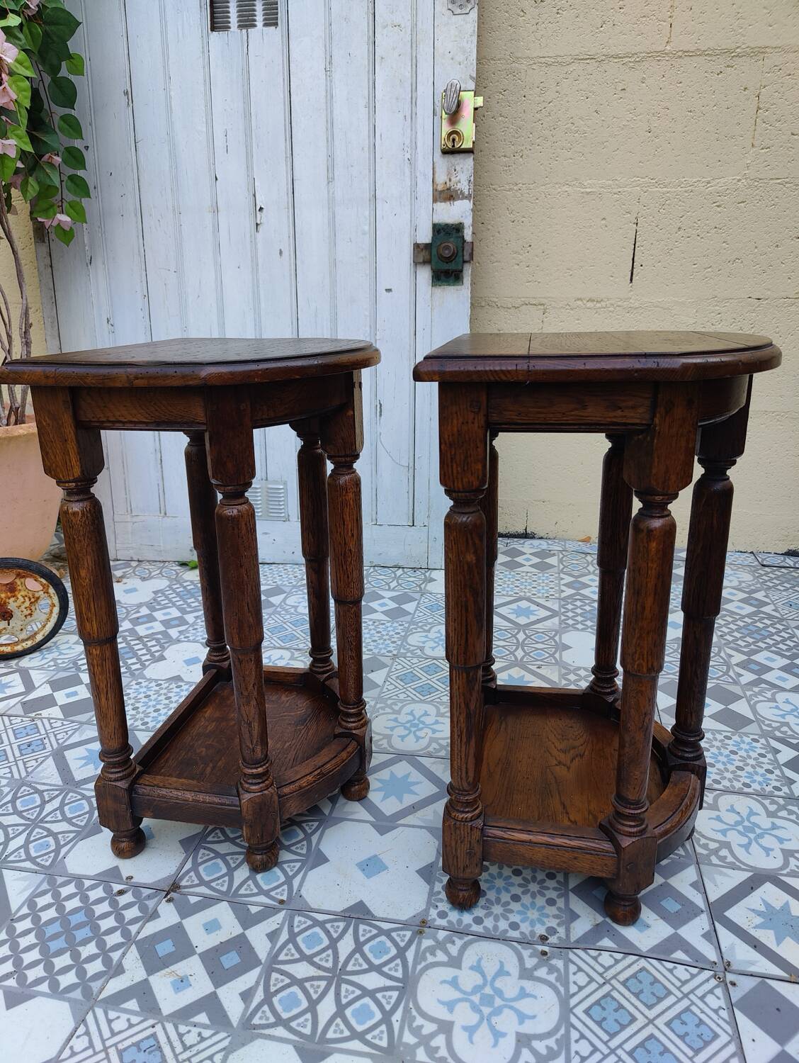 Pair of authentic saddles