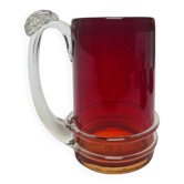 Beer cup by J. Słuczan-Orkusz for Cracow Institute for Glassworks, Poland, 1970s
