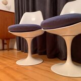 Set of three Tulip chairs, Rudi Bonzanini, Italy, 1970s
