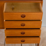 Scandinavian  free standing  Ergo wall unit bar cabinet and 3 cabinets and with 7 shelves,  by John