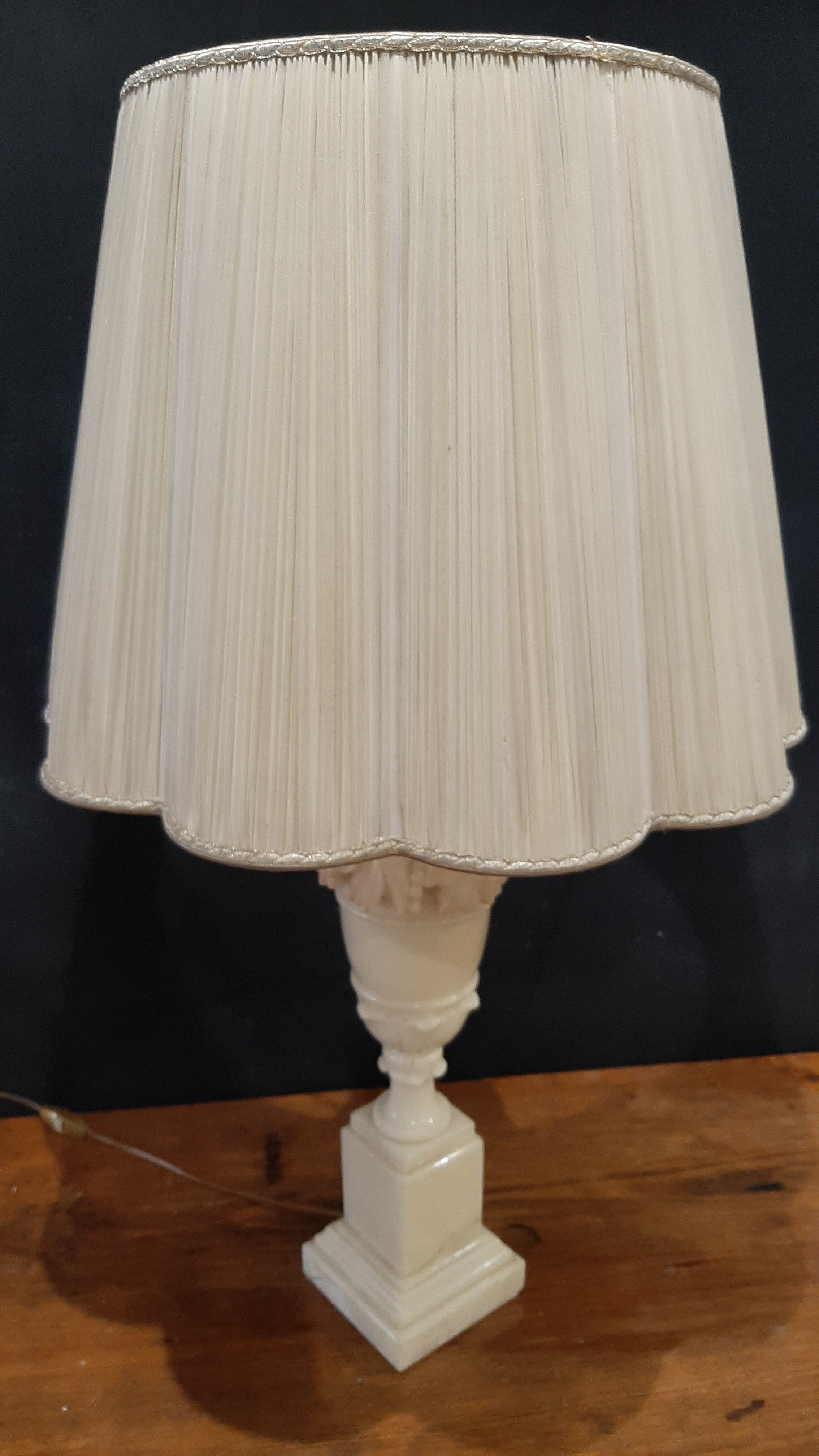 Lampe albâtre 87 cm