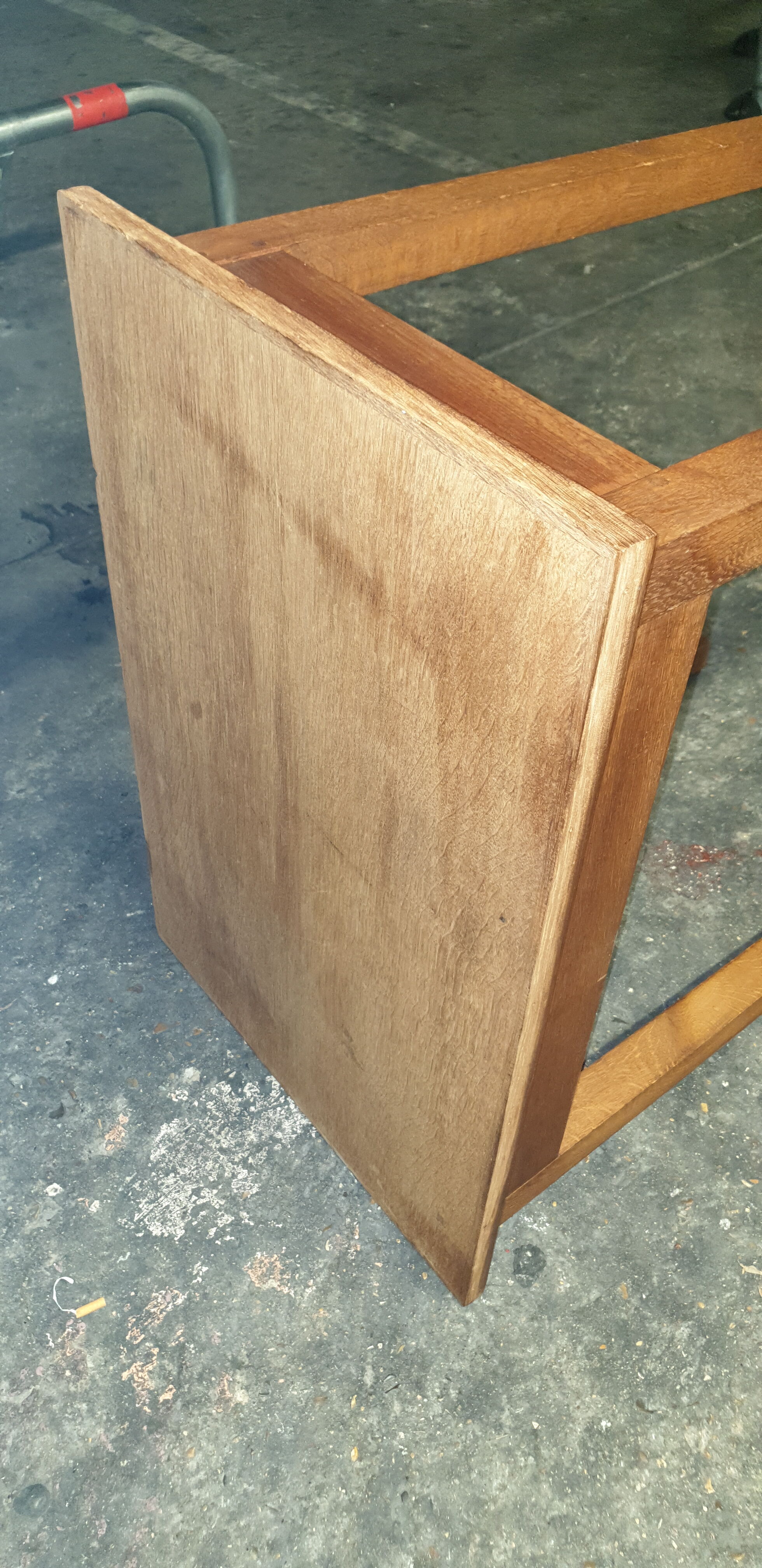 Solid oak bedroom table