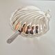Silver-plated scallop shell butter dish
