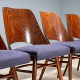 Set of 4 TON 514 chairs, Oswald Haerdtl, Czechoslovakia, 1950s