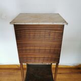 Chevet métal peint début XXème