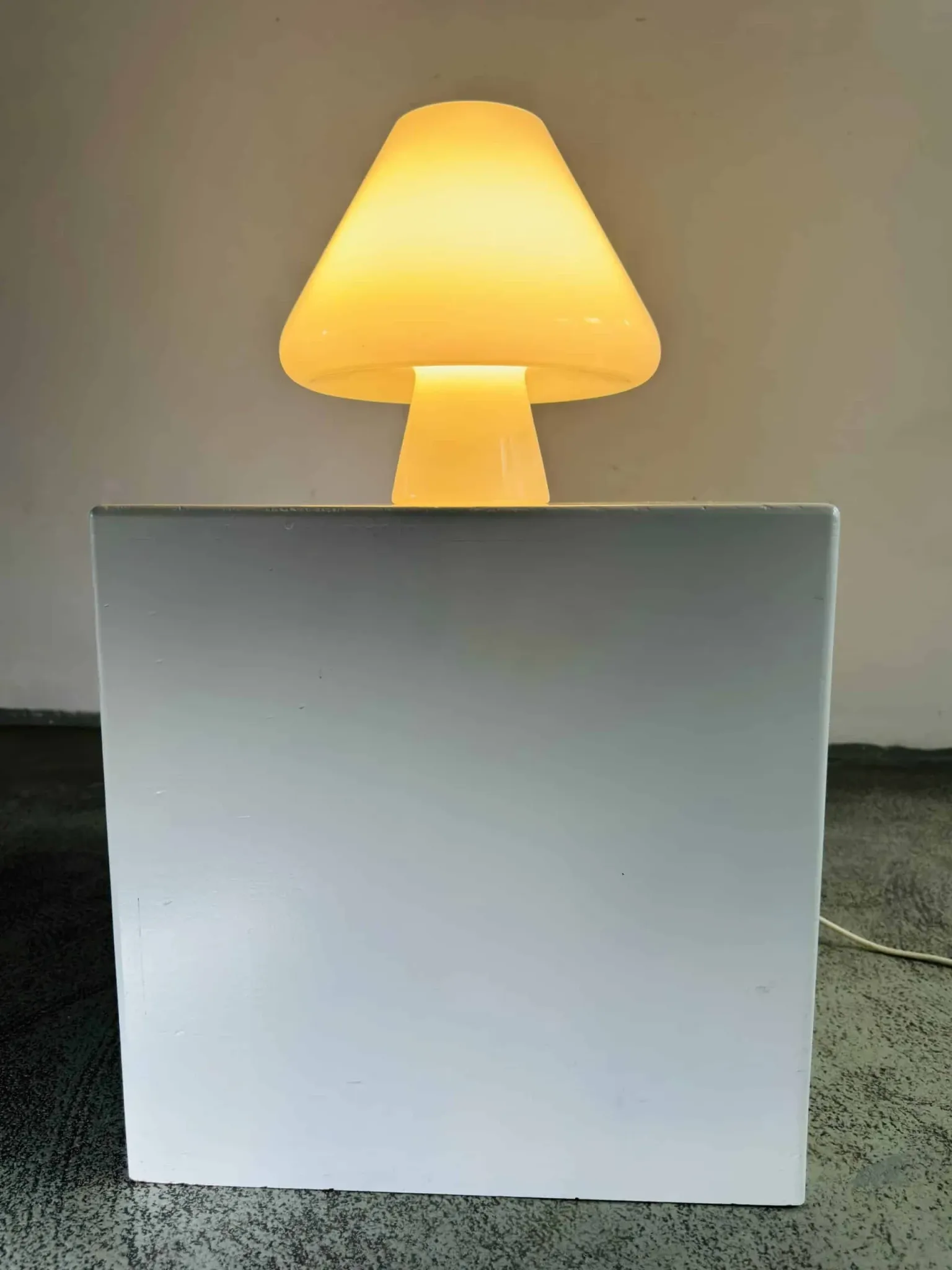 Murano Table Lamp By Venini, Italy, 1970S