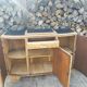Buffet ancien art déco bois et marbre