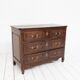 Commode Française Louis XVI en noyer, 18ème