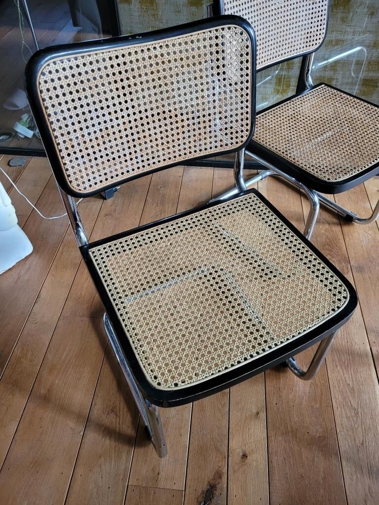 Set of 4 Marcel Breuer chairs