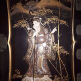 Japanese Lacquer and Shibayama Cabinet, Meiji Period Japan