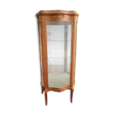 Louis XV style display cabinet / Transition in wood and gilded bronze