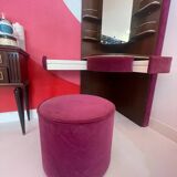 Pink velvet dressing table