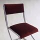 70s tubular chrome dining chair