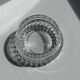 small crystal glass vide poche / bowl - 1960s
