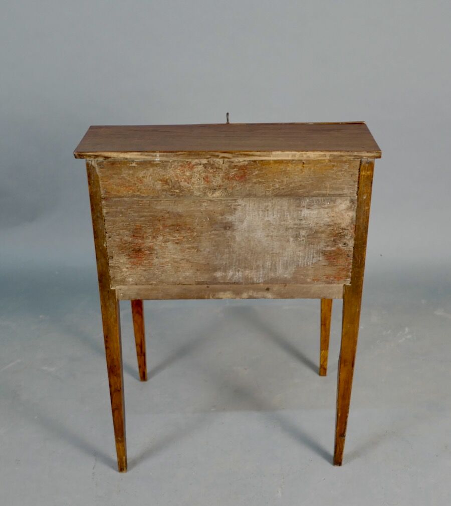 19th century natural wood sloping desk