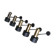 Lot of 5 René Jean Caillette sconces, Parscot edition 1950
