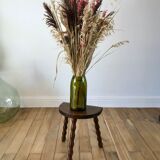 Tripod stool of cowherd in pearl wood 30s