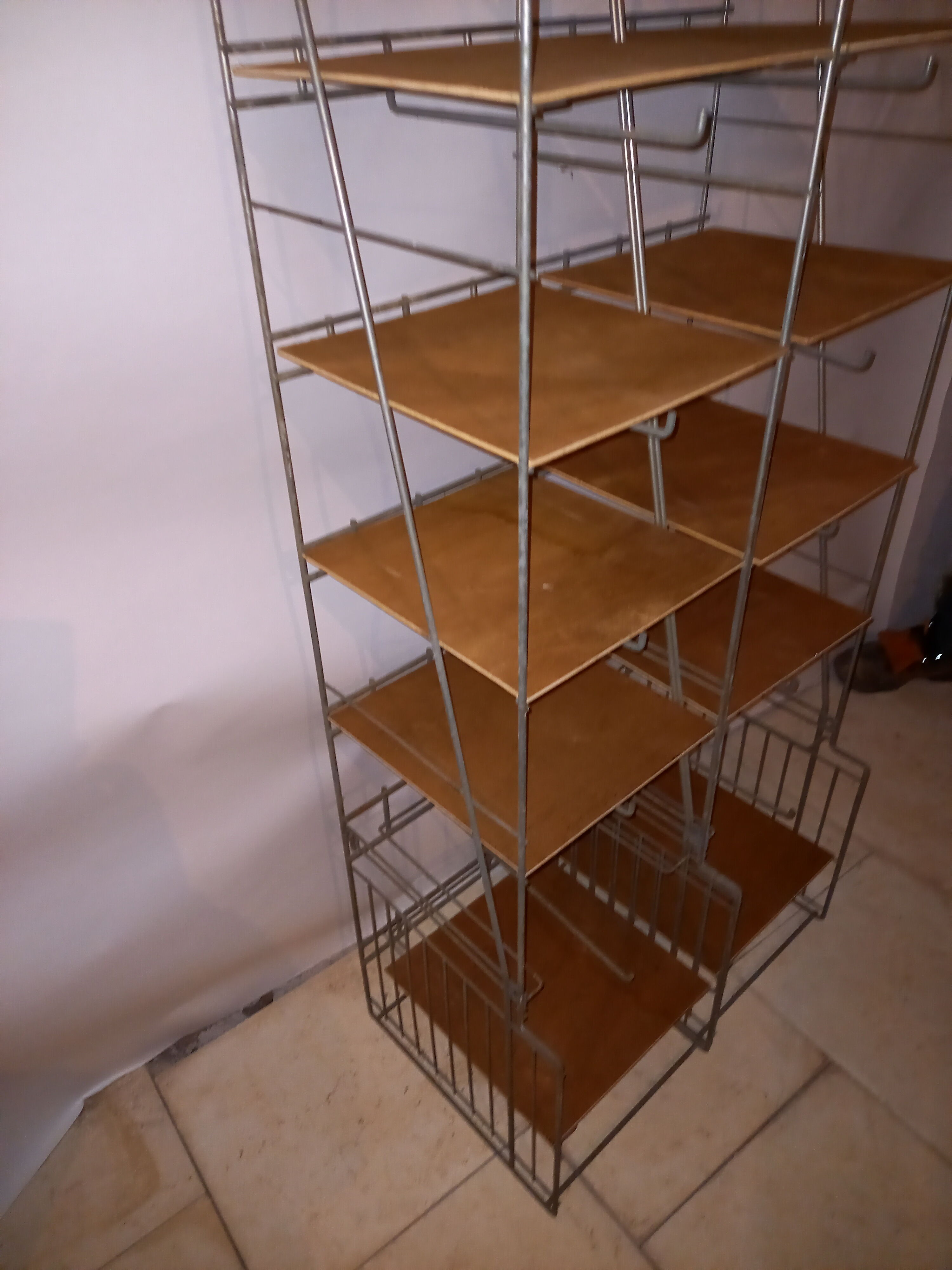 Metal shelf
