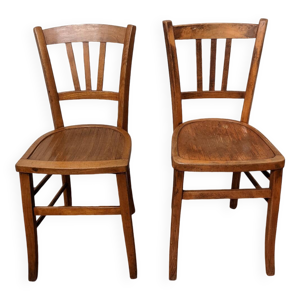 Paire de chaises bistrot