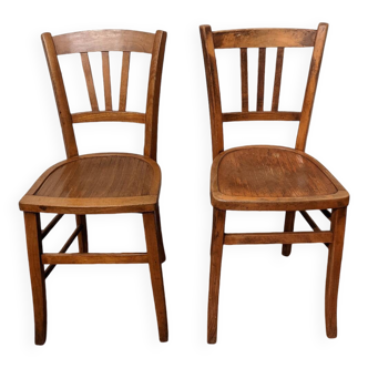 Paire de chaises bistrot