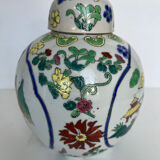 Faience ginger pot