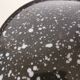 white speckled enamelled metal lampshade