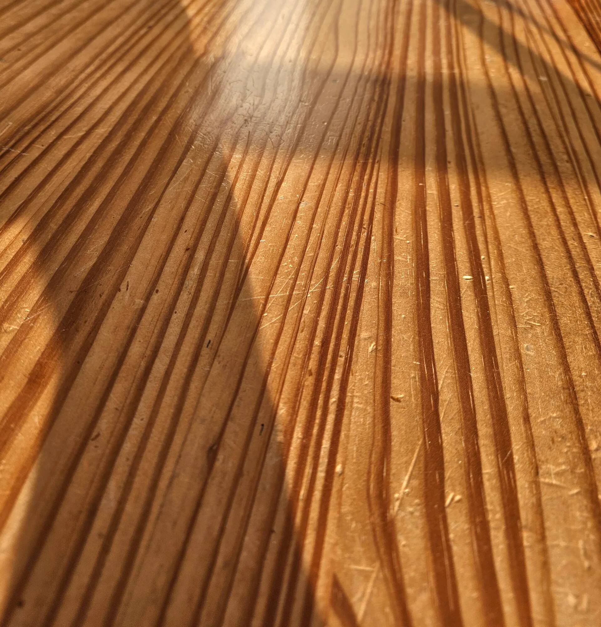 Extendable oval pine dining table 1970s